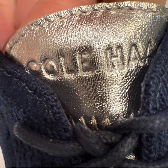 Cole Haan Women 2 ZEROGRAND Stitchlite Oxford Marine Blue Knit/Argento US 9.5 B - Picture 9 of 13